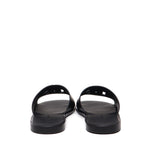 Slide in pelle con logo DG A80397 AO60280999 DOLCE & GABBANA 