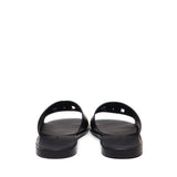 Slide in pelle con logo DG A80397 AO60280999 DOLCE & GABBANA 