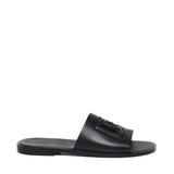 Slide in pelle con logo DG A80397 AO60280999 DOLCE & GABBANA 