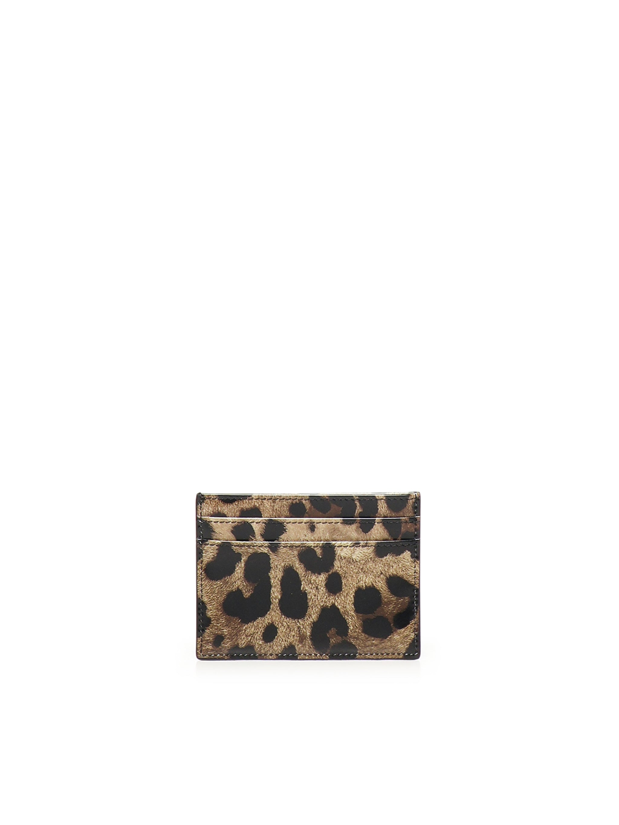 Portacarte stampa leo BI0330 AM568HA93M DOLCE & GABBANA 