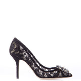 Décolleté Rainbow in pizzo con broche<BR/> CD0101 AL19880999 DOLCE & GABBANA 