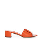 Slide in pelle di vitello con logo CR1139 AY32980244 DOLCE & GABBANA 