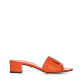 Slide in pelle di vitello con logo CR1139 AY32980244 DOLCE & GABBANA 