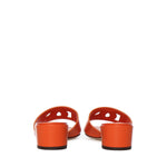 Slide in pelle di vitello con logo CR1139 AY32980244 DOLCE & GABBANA 