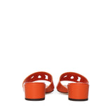Slide in pelle di vitello con logo CR1139 AY32980244 DOLCE & GABBANA 