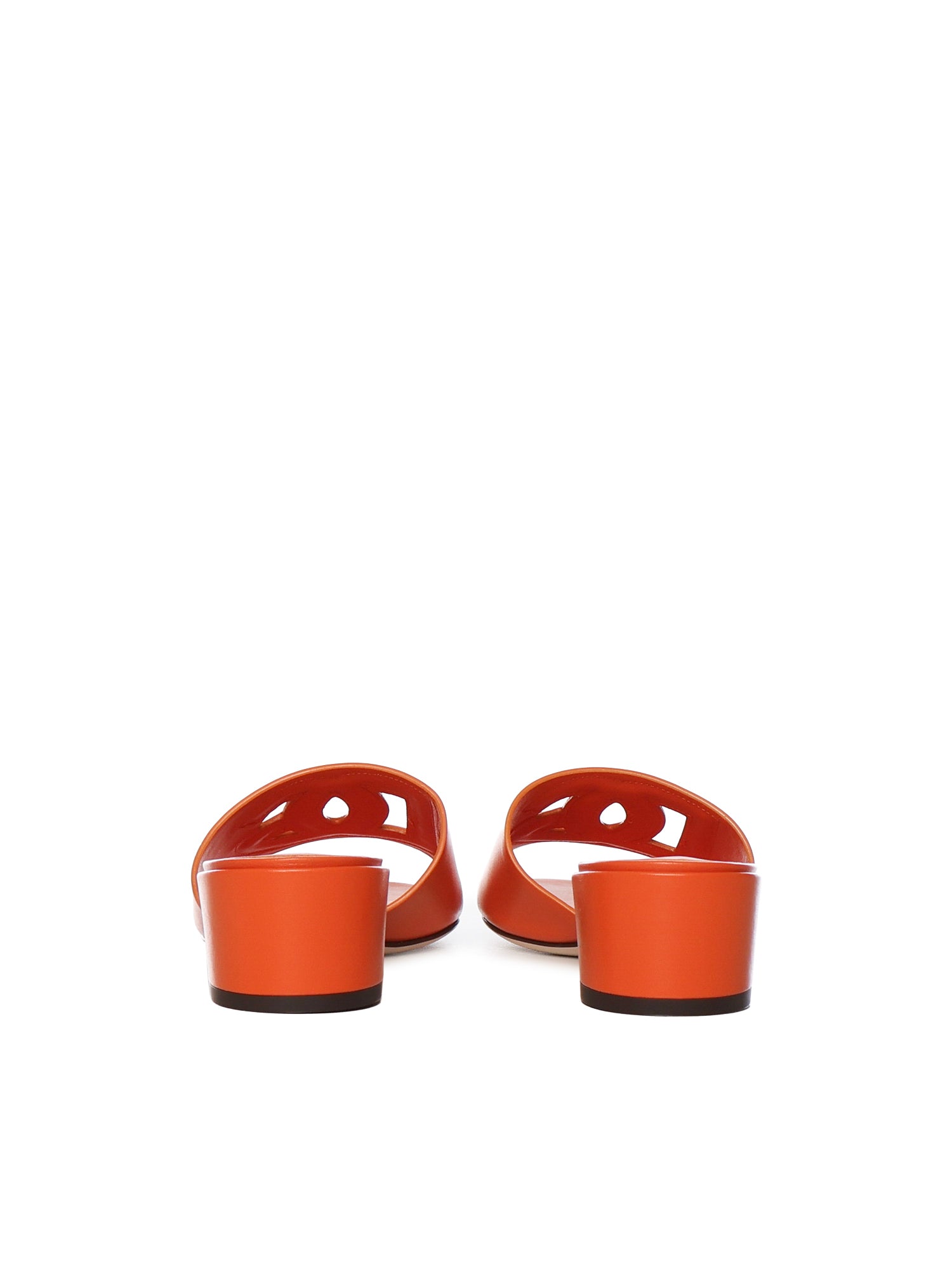 Slide in pelle di vitello con logo CR1139 AY32980244 DOLCE & GABBANA 