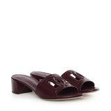 Slide in pelle di vitello con logo CR1139 AY32980343 DOLCE & GABBANA 
