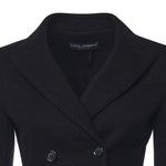 Giacca doppiopetto in panno lana F27HDT HU2BBN0000 DOLCE & GABBANA 
