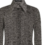 Camicia in chiffon di seta stampa bouclé F5R64T IS1ZMHH5QR DOLCE & GABBANA 