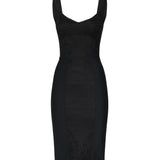 Abito in guaina elastica e pizzo F63G9T GDCLQN0000 DOLCE & GABBANA 