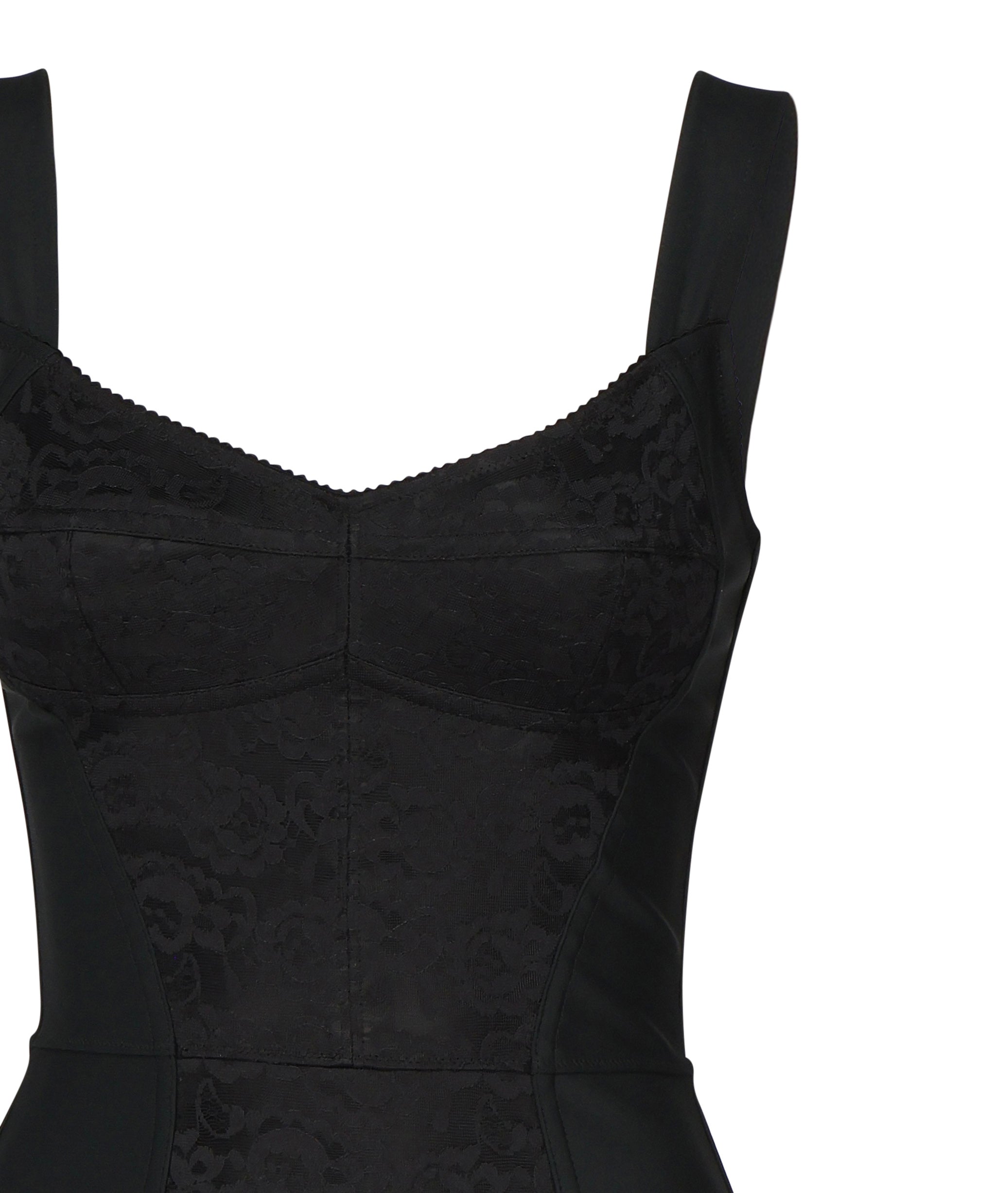 Abito in guaina elastica e pizzo F63G9T GDCLQN0000 DOLCE & GABBANA 