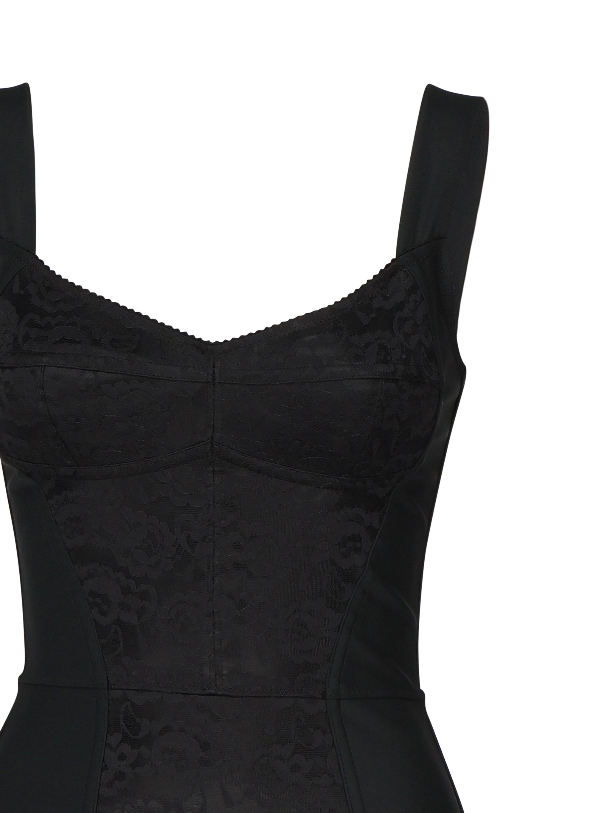 Abito in guaina elastica e pizzo F63G9T GDCLQN0000 DOLCE & GABBANA 