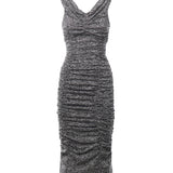Abito in seta con stampa F6TWBT FSA72HH5QT DOLCE & GABBANA 