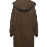 Piumino lungo con finiture in pelliccia F9U05Z FU6YDV0531 DOLCE & GABBANA 