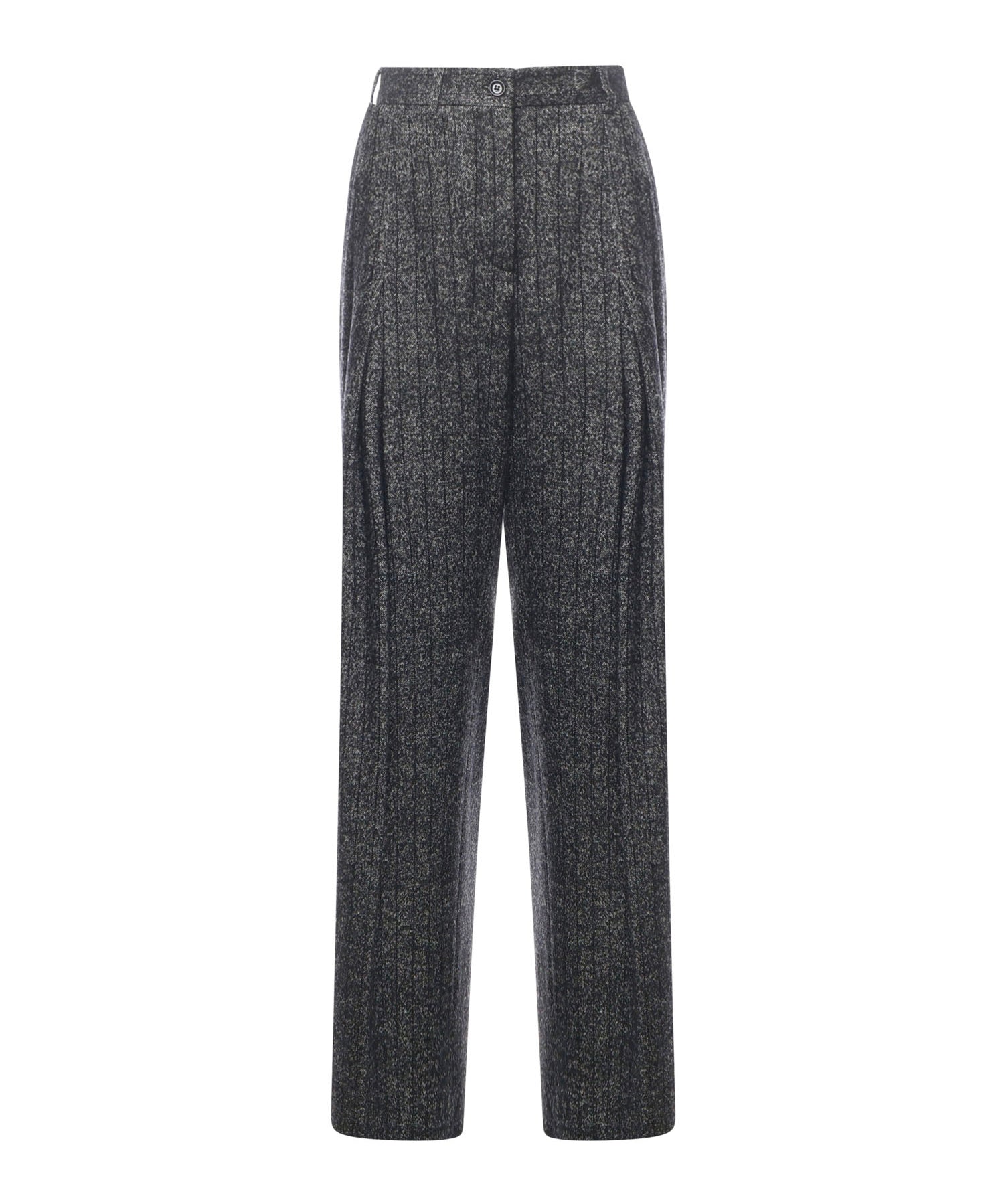 Pantaloni in lana rigata FTDC7T FRZANS8051 DOLCE & GABBANA 