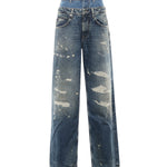 Jeans double layer in denim FTDGSD G8OH5S9001 DOLCE & GABBANA 