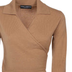 Cardigan incrociato in cashmere FXVB4T JBW0QM0172 DOLCE & GABBANA 