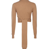 Cardigan incrociato in cashmere FXVB4T JBW0QM0172 DOLCE & GABBANA 