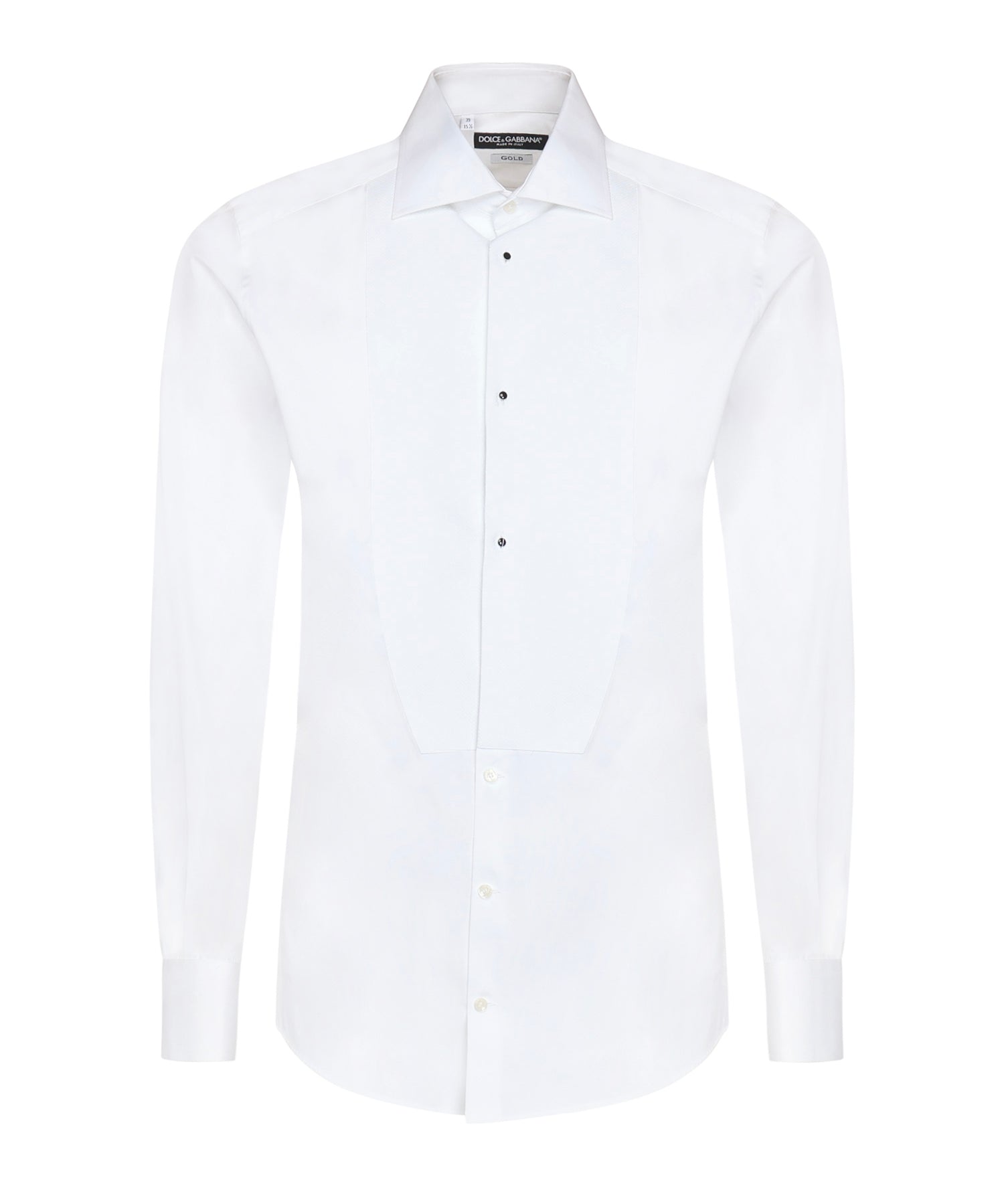 Camicia tuxedo in popeline di cotone G5EN5T FU5U8W0800 DOLCE & GABBANA 