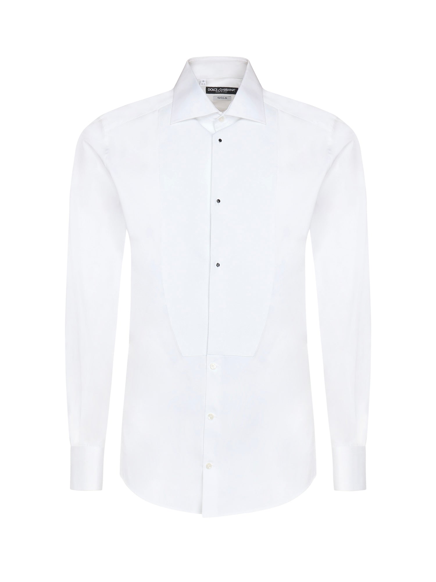 Camicia tuxedo in popeline di cotone G5EN5T FU5U8W0800 DOLCE & GABBANA 