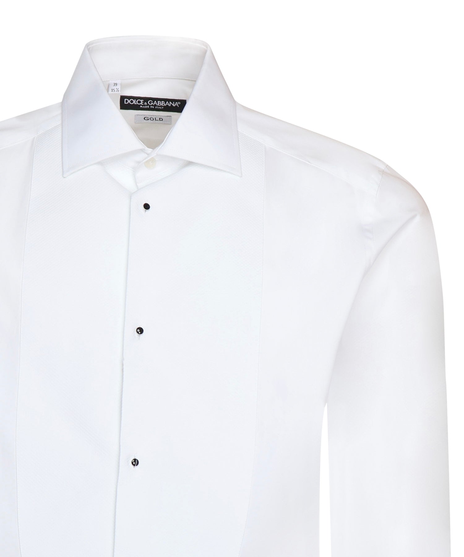 Camicia tuxedo in popeline di cotone G5EN5T FU5U8W0800 DOLCE & GABBANA 