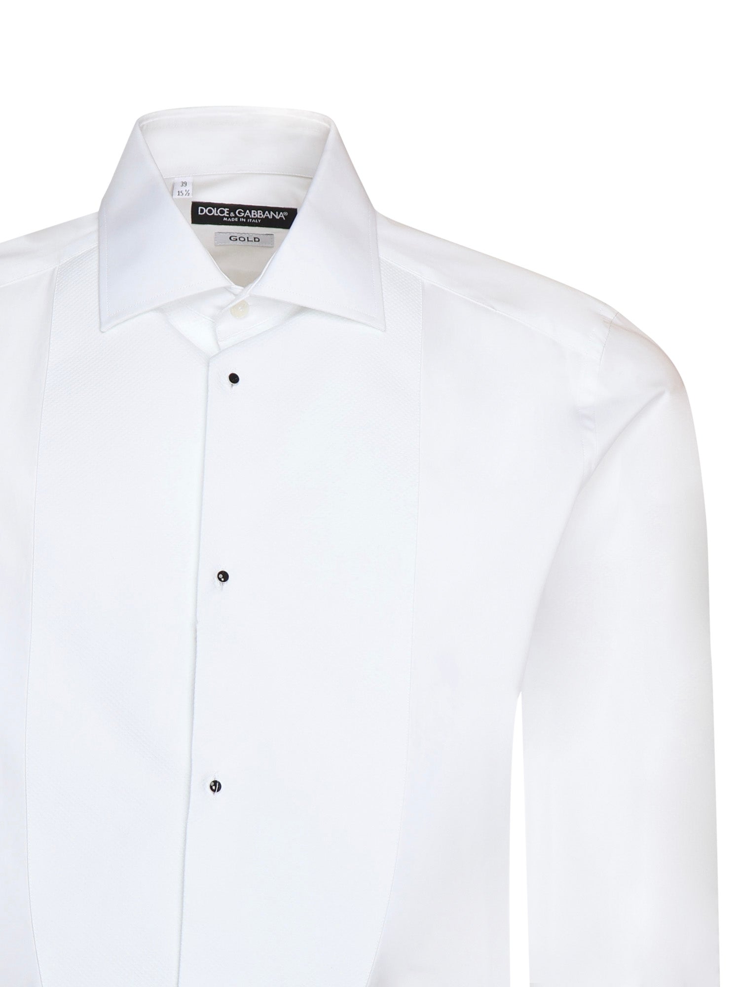 Camicia tuxedo in popeline di cotone G5EN5T FU5U8W0800 DOLCE & GABBANA 
