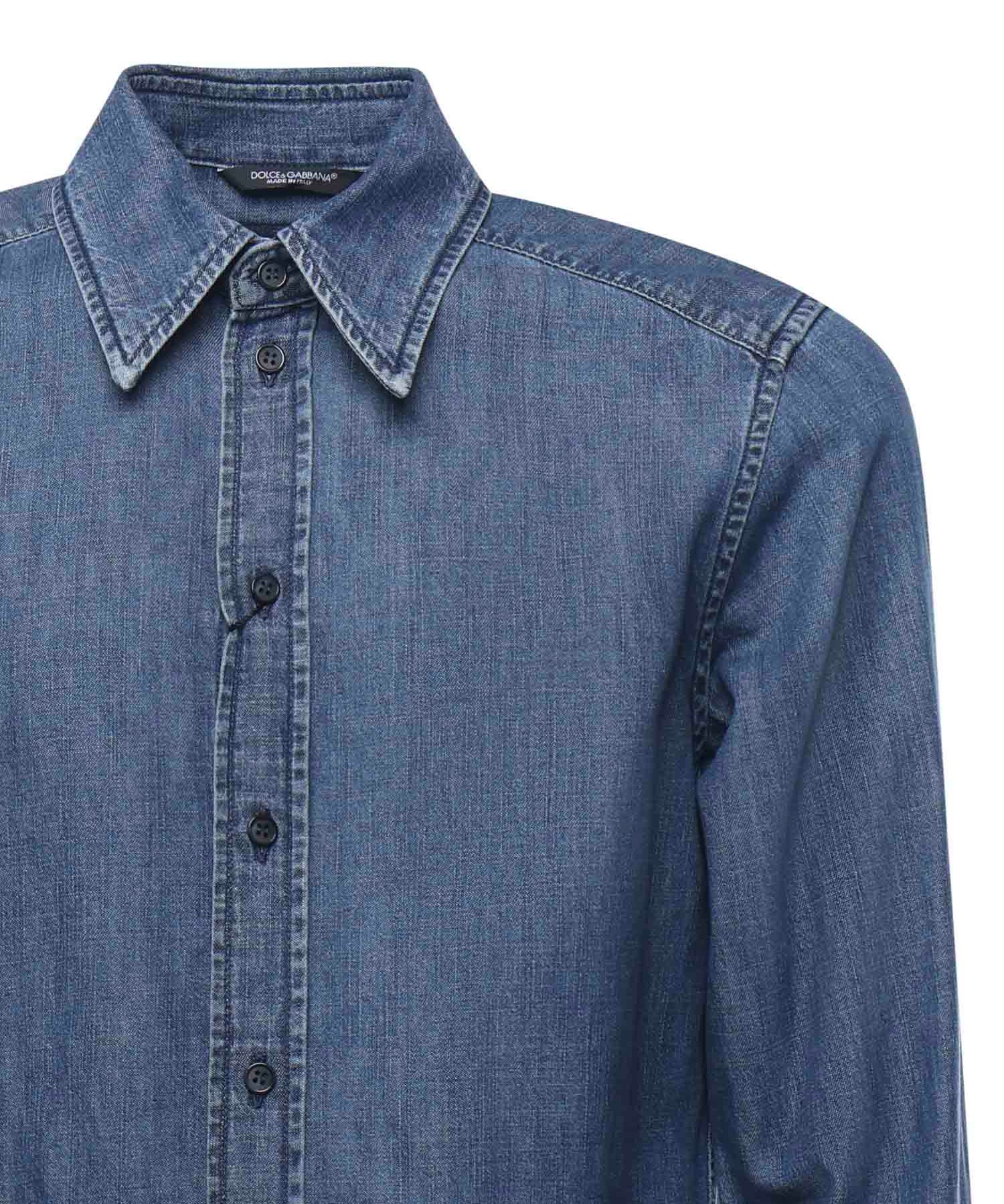 Camicia in denim G5IX8D G8LP1S9001 DOLCE & GABBANA 