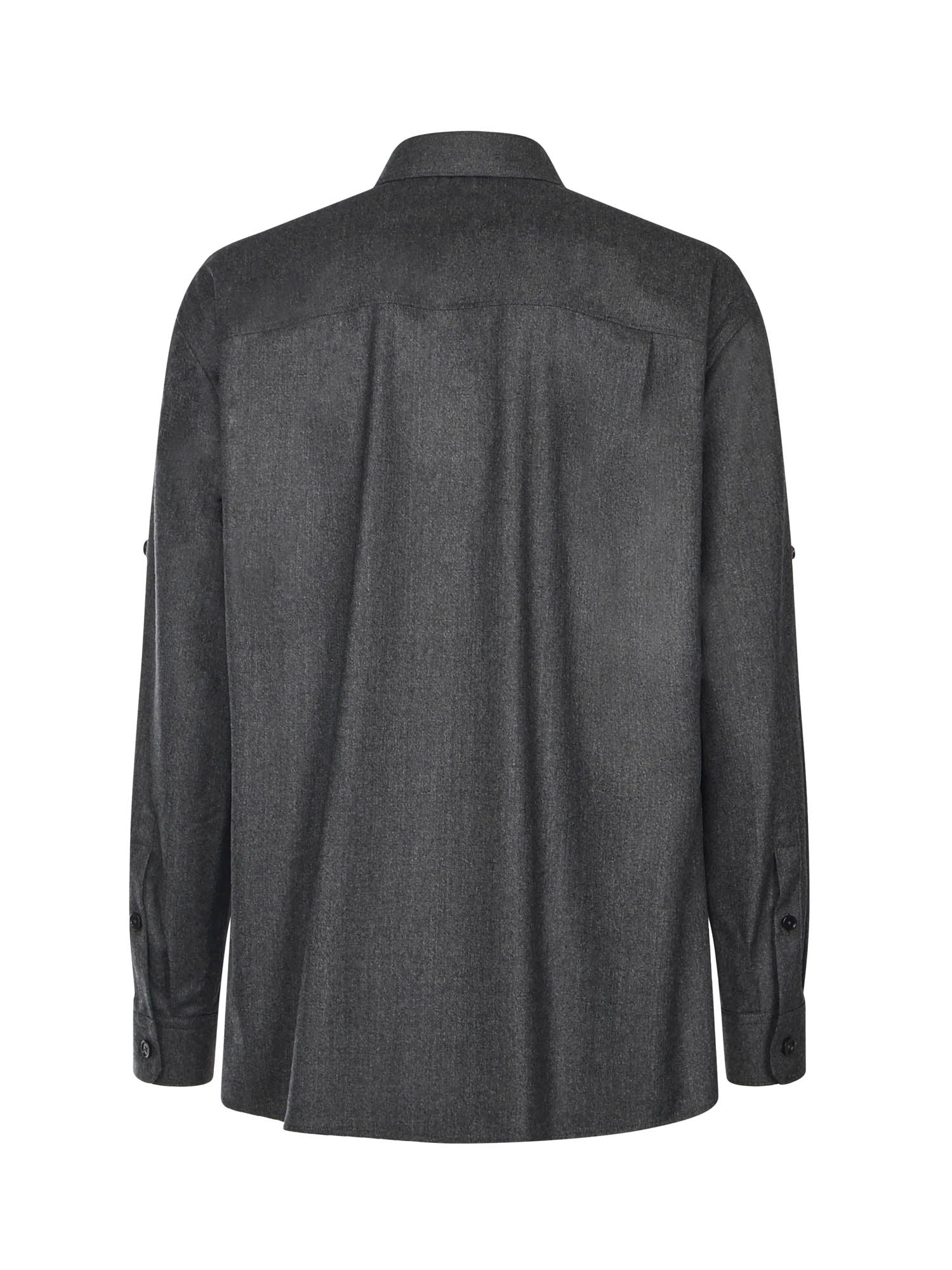 Camicia in stuoia lana mélange G5NI3T FURNCN0141 DOLCE & GABBANA 