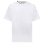 T-shirt in cotone con patch logo G8PN9T FU7EQW0800 DOLCE & GABBANA 