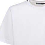 T-shirt in cotone con patch logo G8PN9T FU7EQW0800 DOLCE & GABBANA 
