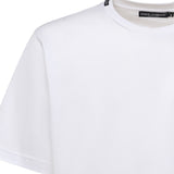 T-shirt in cotone con patch logo G8PN9T FU7EQW0800 DOLCE & GABBANA 