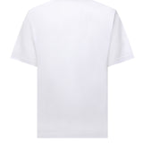 T-shirt in cotone con patch logo G8PN9T FU7EQW0800 DOLCE & GABBANA 