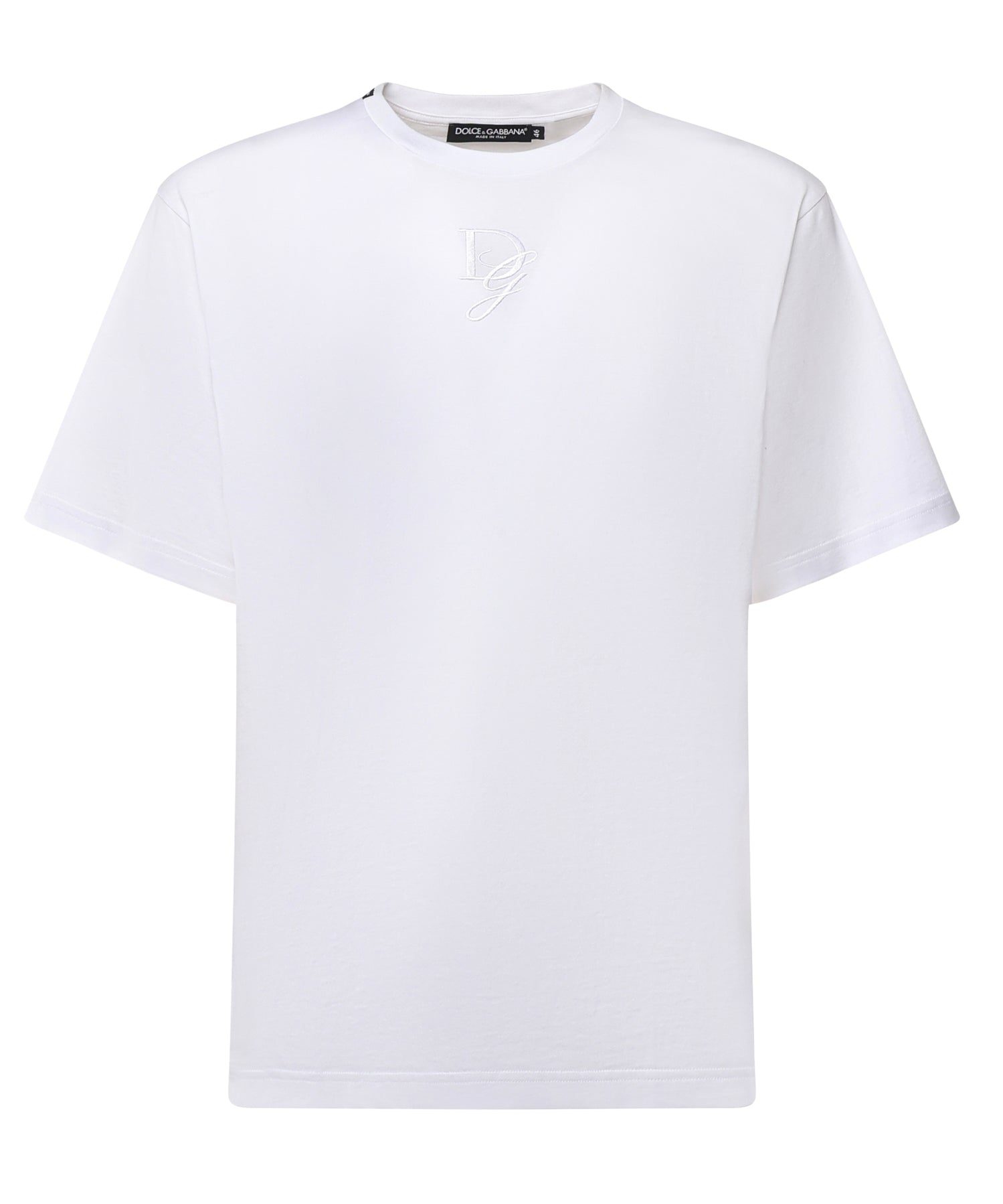 T-shirt con ricamo logo<BR/><BR/> G8PN9Z G7O4EW0800 DOLCE & GABBANA 