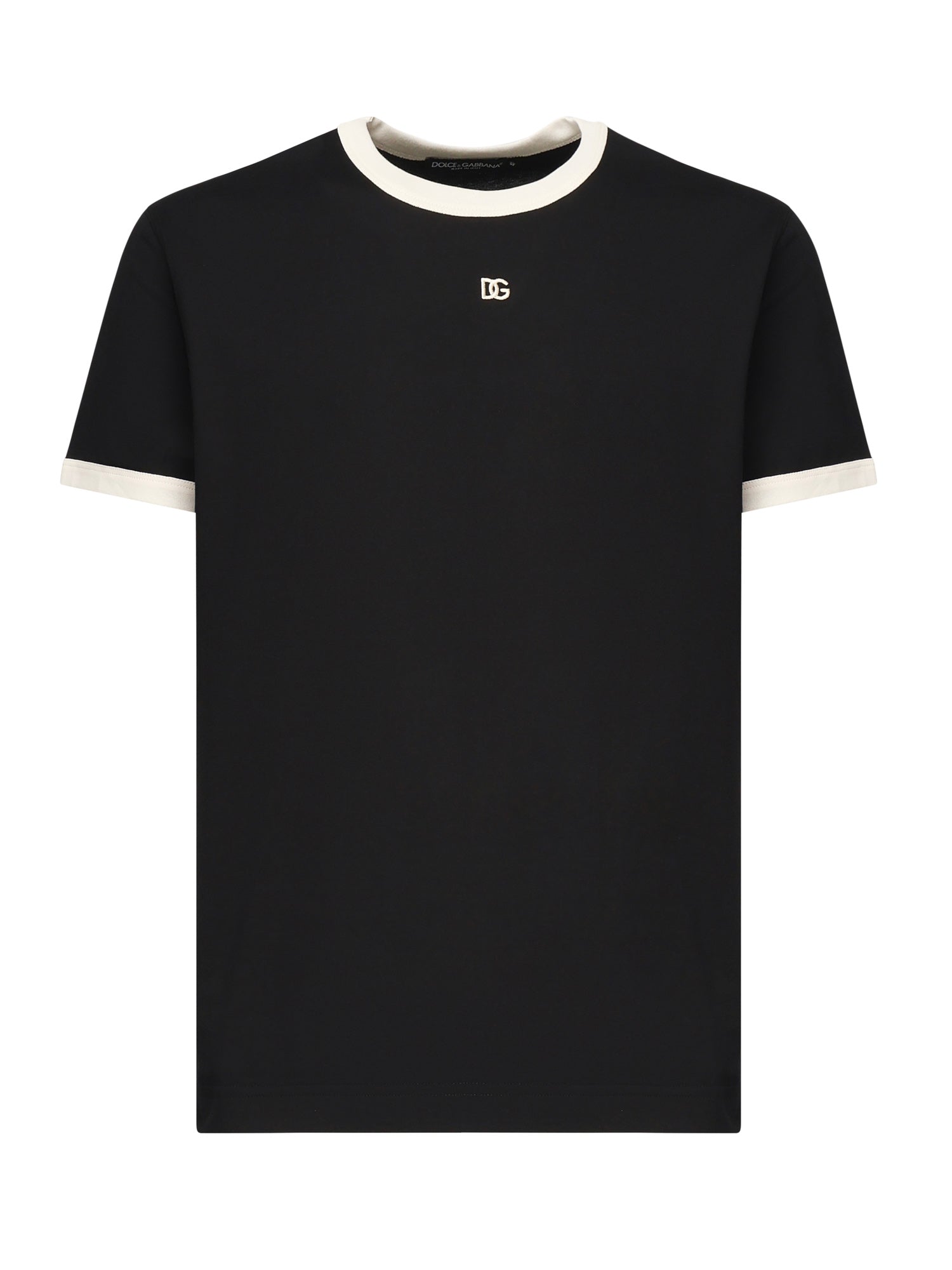 T-shirt in cotone con logo G8PV1Z G7PJ4N0000 DOLCE & GABBANA 