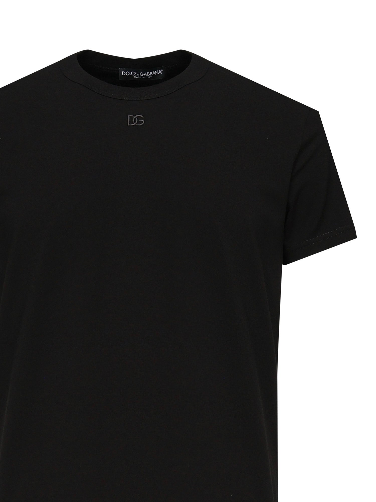 T-shirt con ricamo logo G8SX0Z G7PIYN0000 DOLCE & GABBANA 