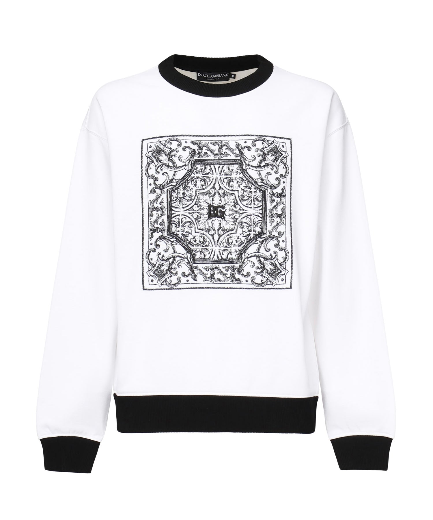 Felpa in jersey con stampa G9AHSZ G7O9VW0800 DOLCE & GABBANA 
