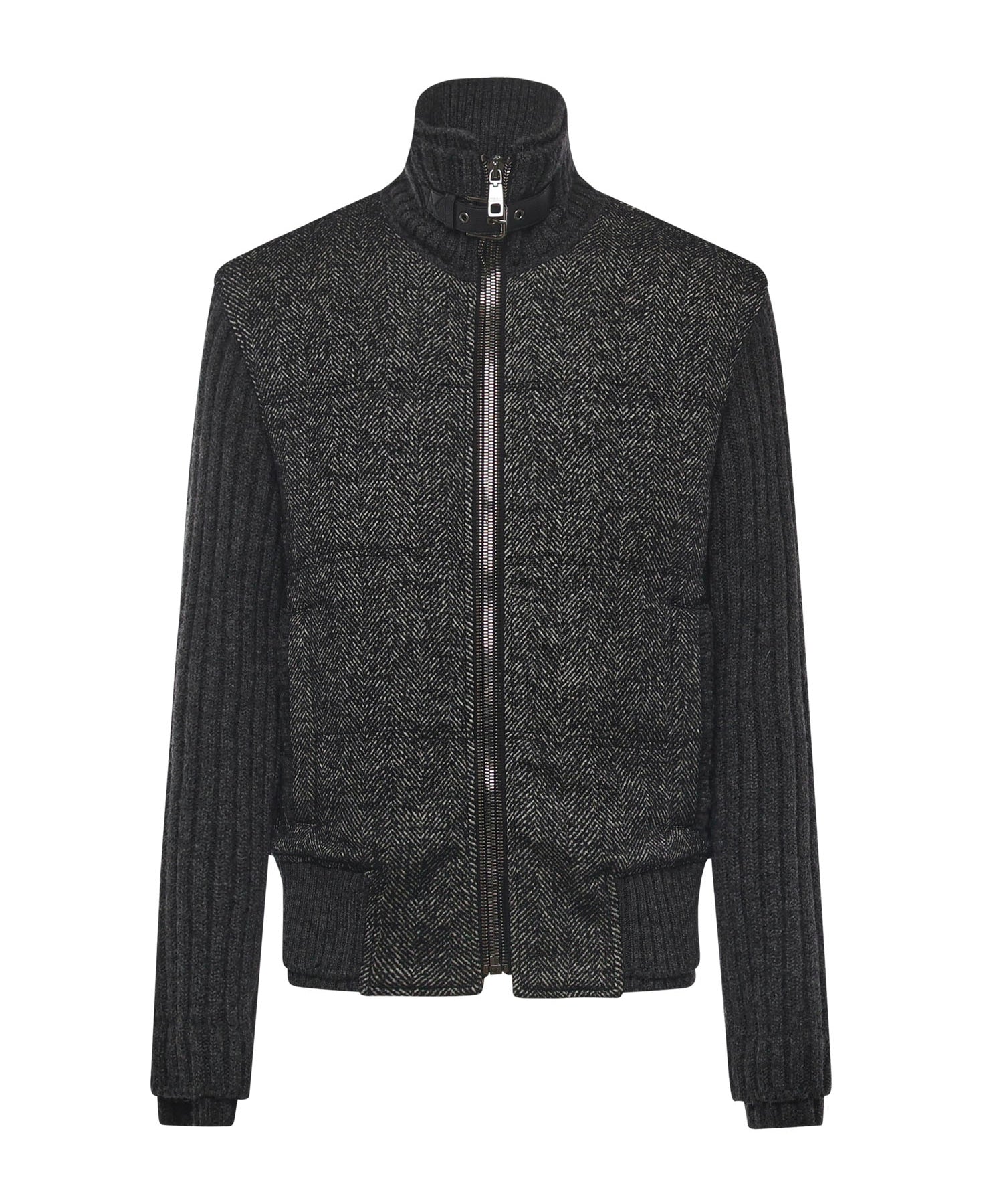 Giubbotto pied-de-poule in maglia G9BVST GJ846N0352 DOLCE & GABBANA 