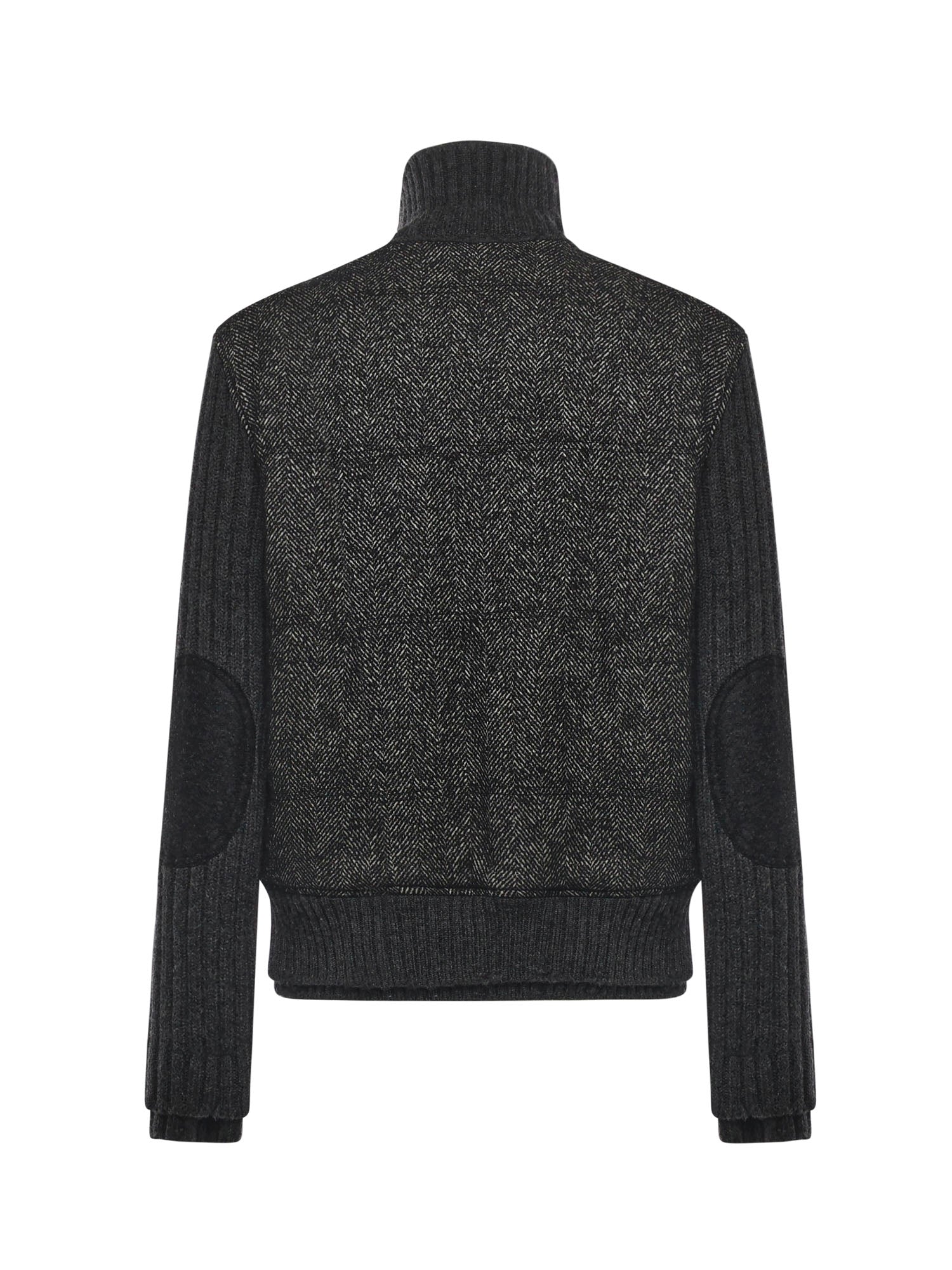 Giubbotto pied-de-poule in maglia G9BVST GJ846N0352 DOLCE & GABBANA 