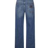 Jeans con patch logo GP0Q8D G8NZ9S9001 DOLCE & GABBANA 