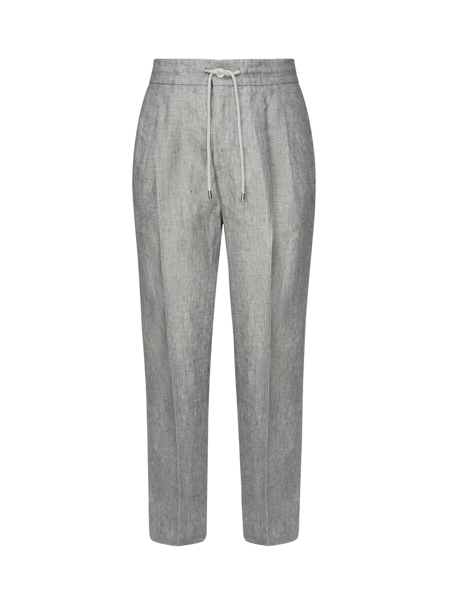 Pantaloni in tela di lino délavé GP12PT FU4MFS8290 DOLCE & GABBANA 