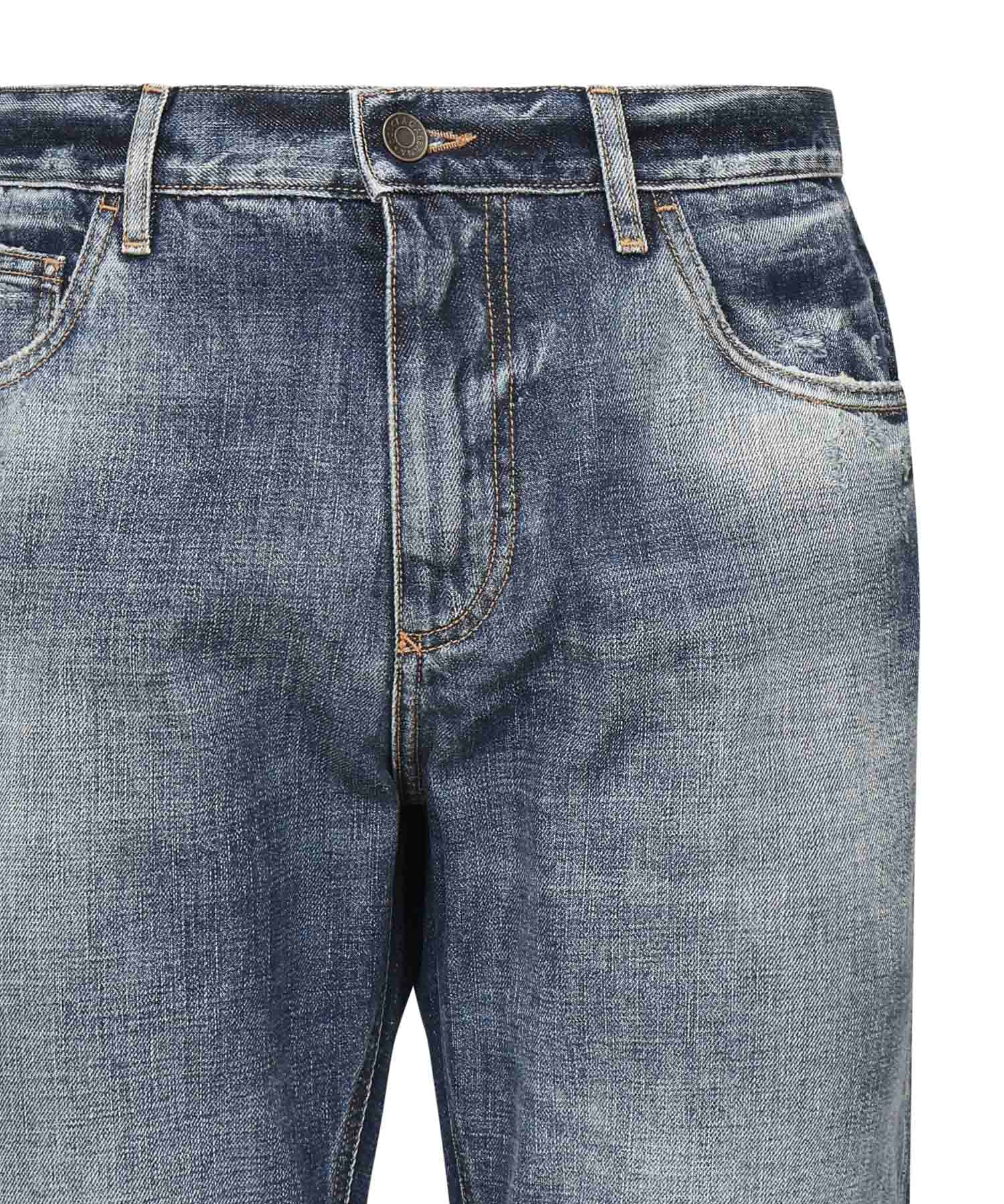 Jeans loose in denim di cotone GYJDAD G8NX2S9001 DOLCE & GABBANA 