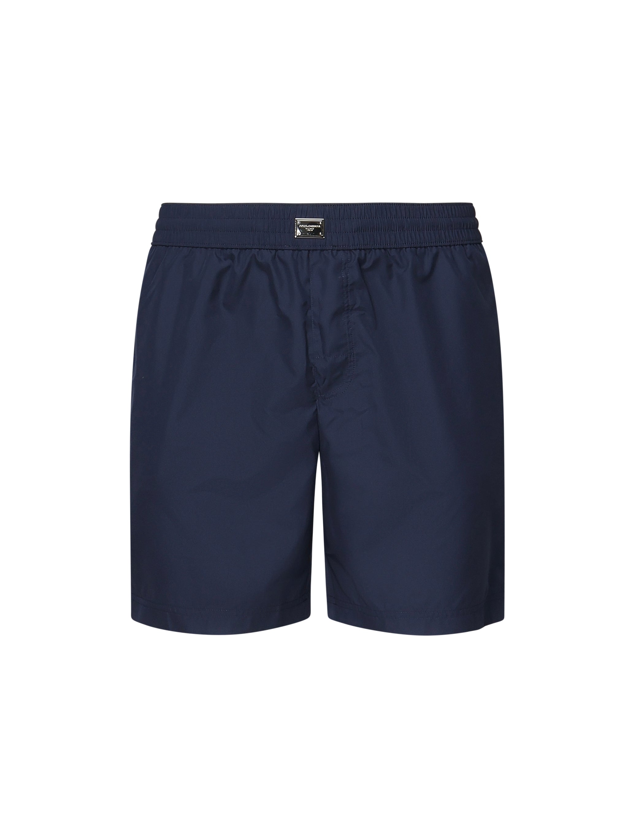 Boxer da mare corto con placca logo<BR/> M4F36T ONR46B0310 DOLCE & GABBANA 