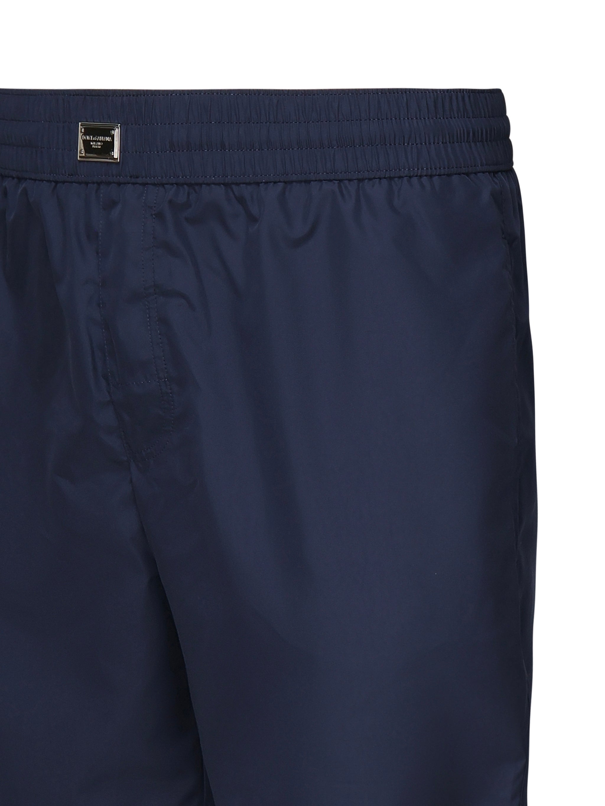 Boxer da mare corto con placca logo<BR/> M4F36T ONR46B0310 DOLCE & GABBANA 