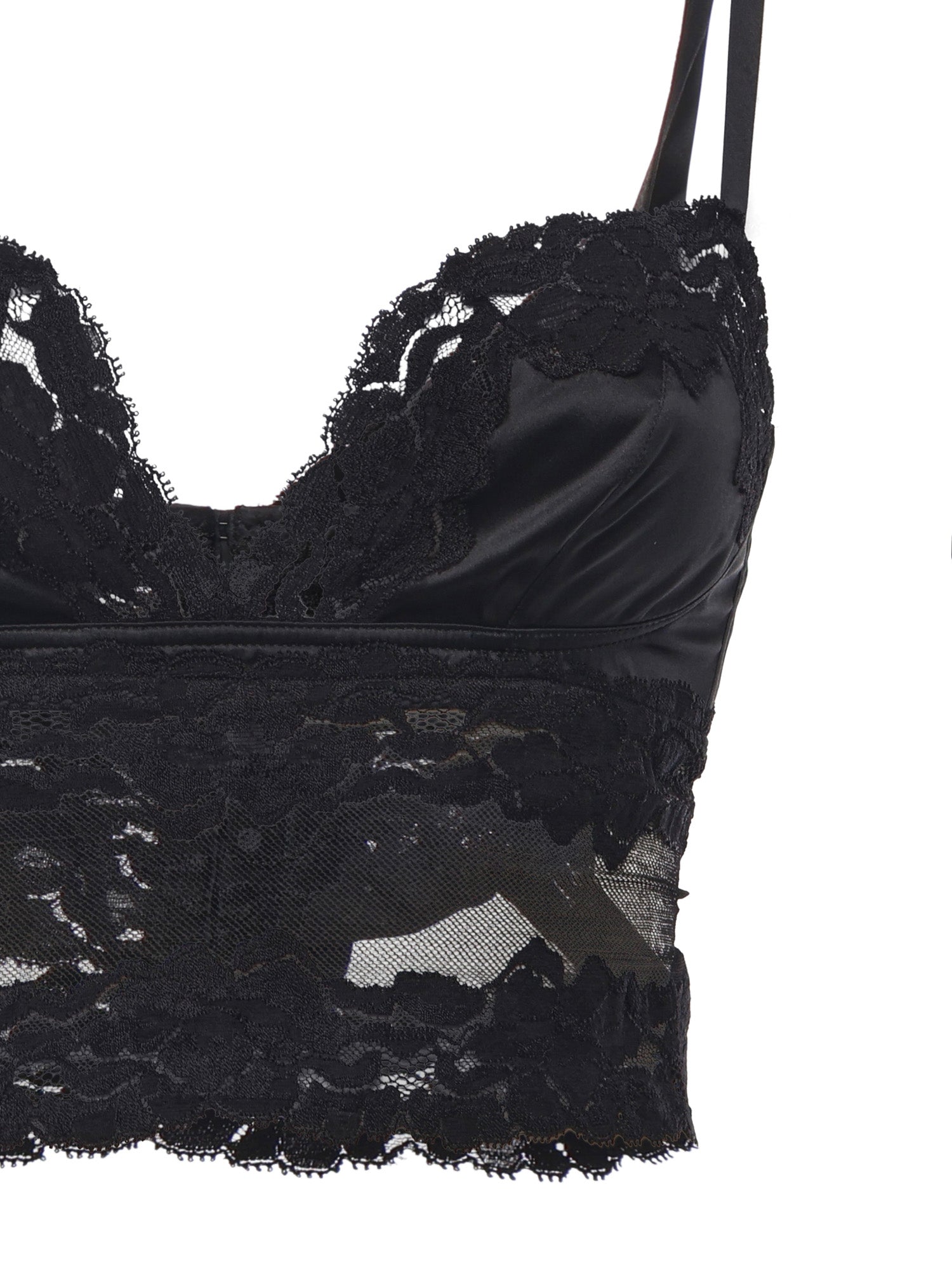 Top con reggiseno in pizzo e raso O7A33T ON07VN0000 DOLCE & GABBANA 