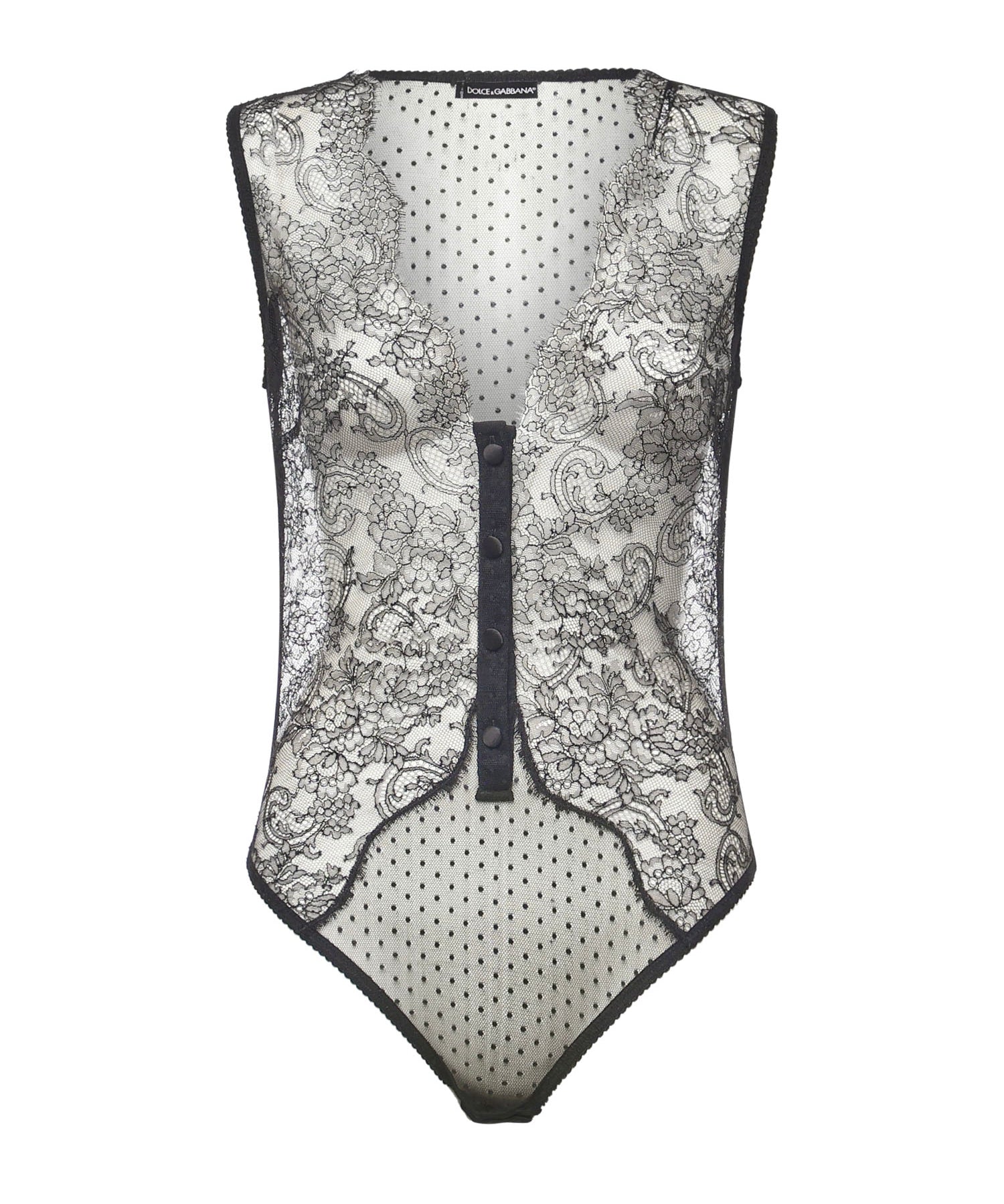 Body in plumetis testurizzato O9A21T ON0ALN0000 DOLCE & GABBANA 