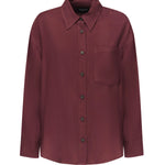 Camicia in levantina di viscosa DC375 IF0044D002O527 DONDUP 