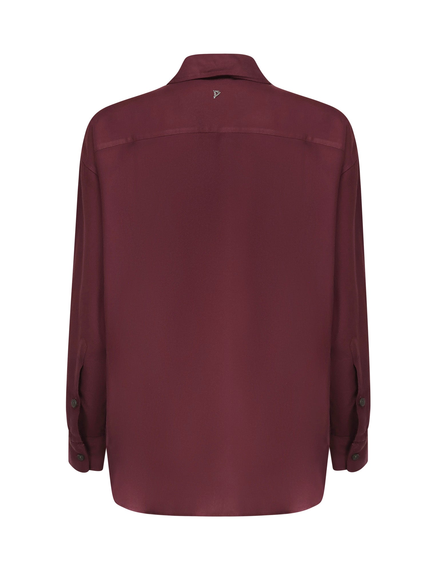 Camicia in levantina di viscosa DC375 IF0044D002O527 DONDUP 