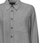 Camicia in levantina di viscosa<BR/> DC375 IF0044D002O903 DONDUP 