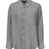 Camicia in levantina di viscosa<BR/> DC375 IF0044D002O903 DONDUP 
