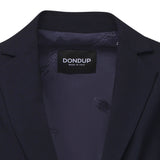 Smanicato monopetto in denim e tela di lana DJ726 DS0345MLQ1800 DONDUP 